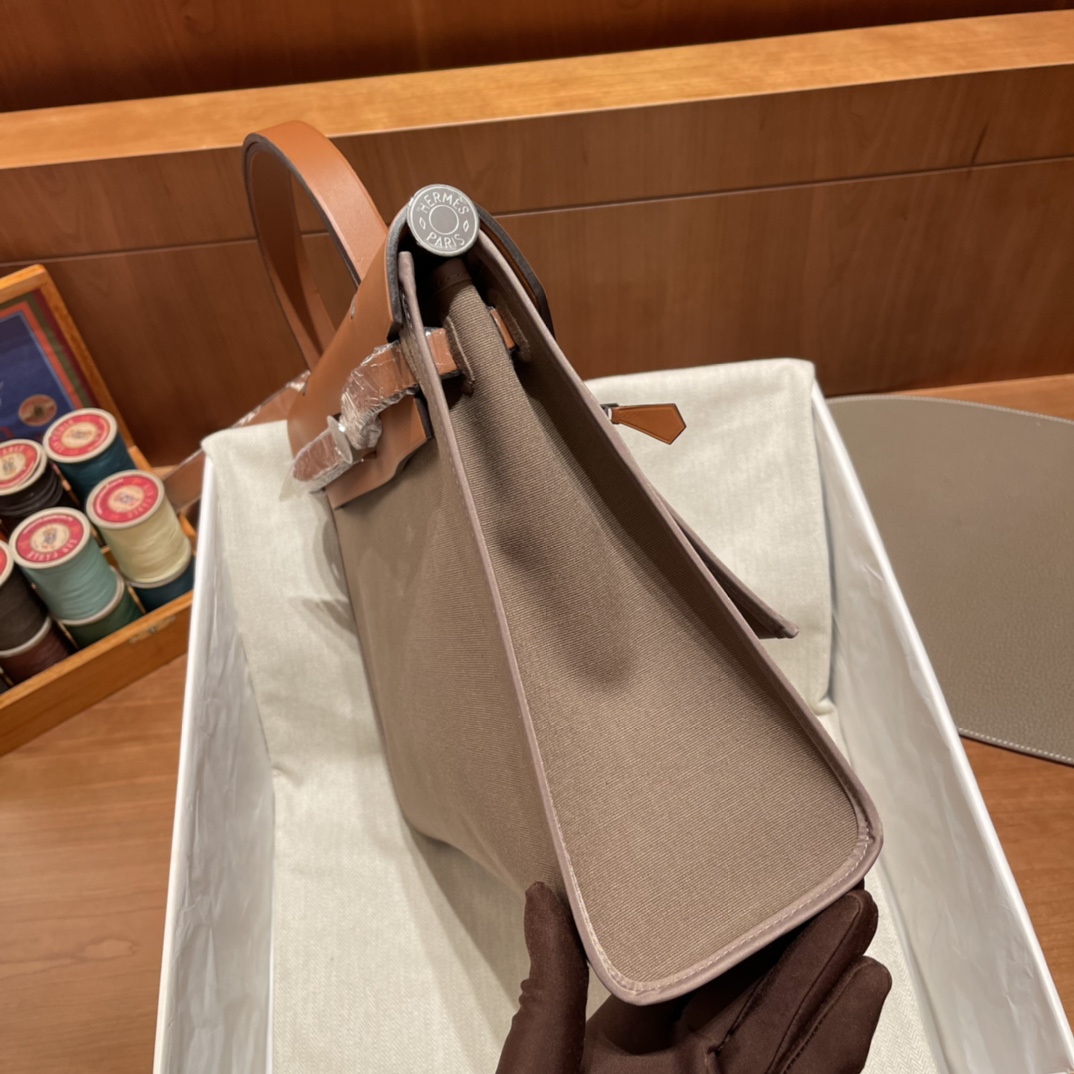 에르메스 에르백31 셀리에 캔버스 에토프 은장